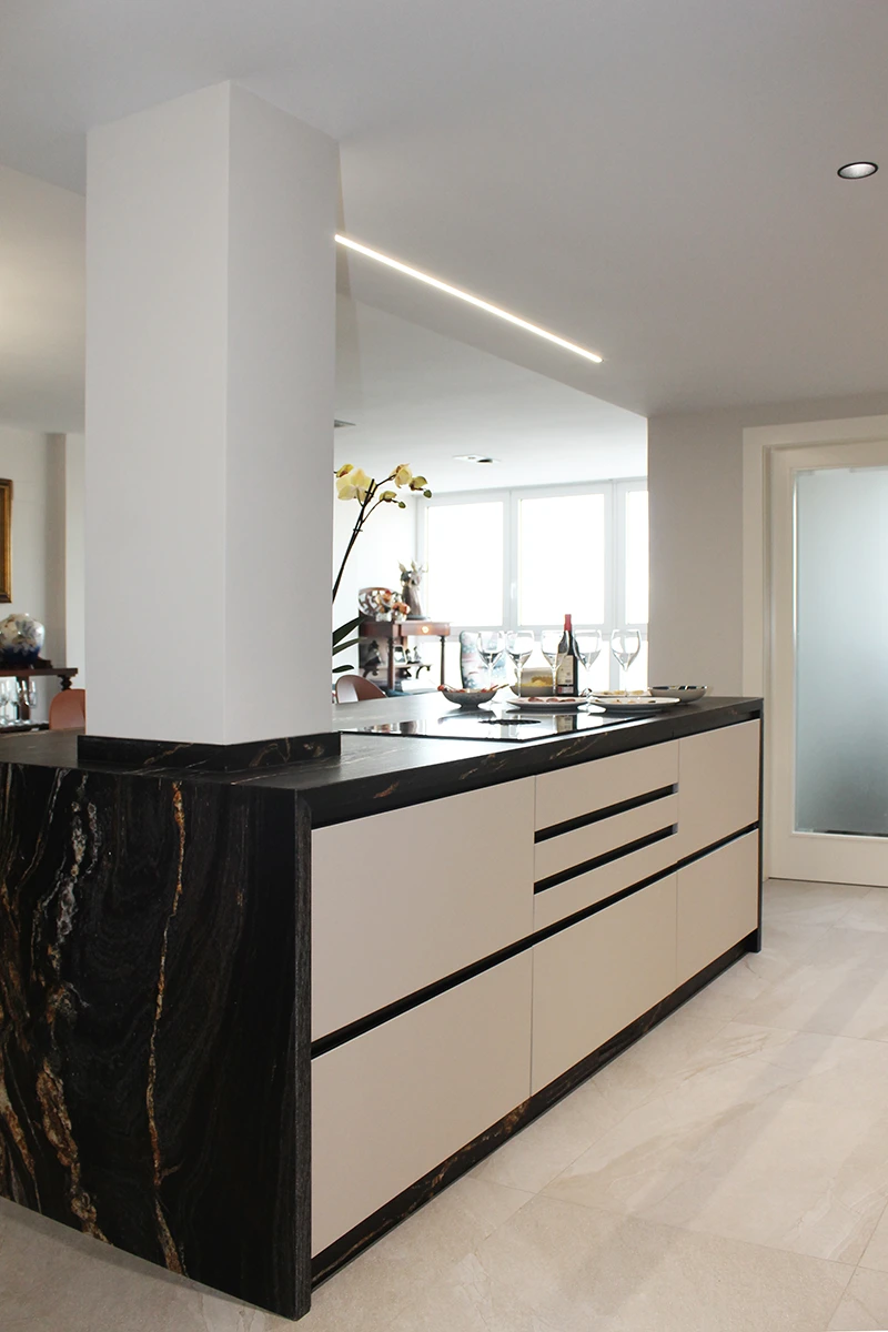 Reforma JyP 7 Trabajo final de Reforma cocina en piso urbanizacion de playa en Alicante Andu Arquitectura