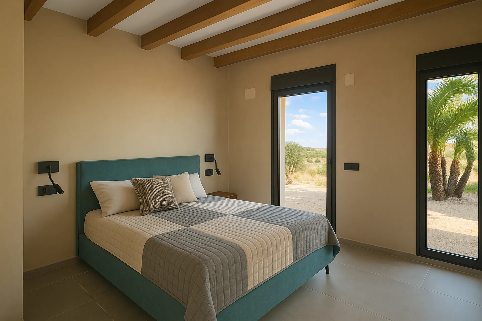 Casa AyC 5 Dormitorio de casa de madera en Alicante de Andú Arquitectura